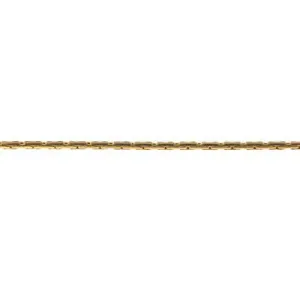 0.7mm Satin Hamilton Gold Plated Beading Chain, by the Foot