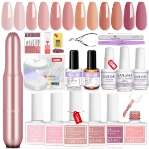 10ml Builder Nail Gel Kit with Nail Drill