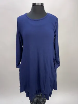 2AM Long Sleeves Tunic - Blueberry