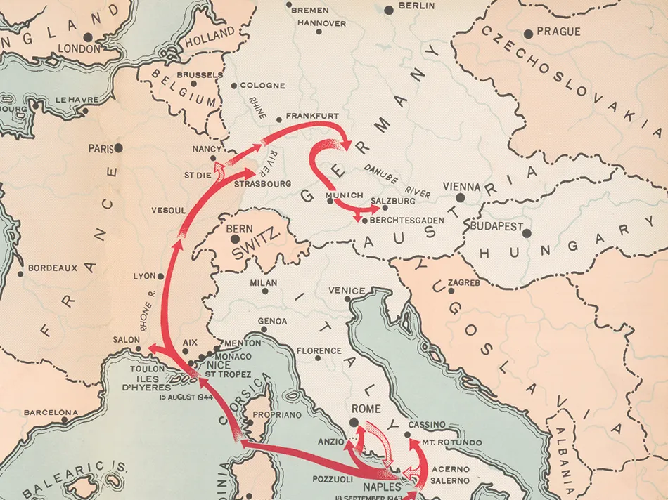 3rd Infantry Division Campaign Map