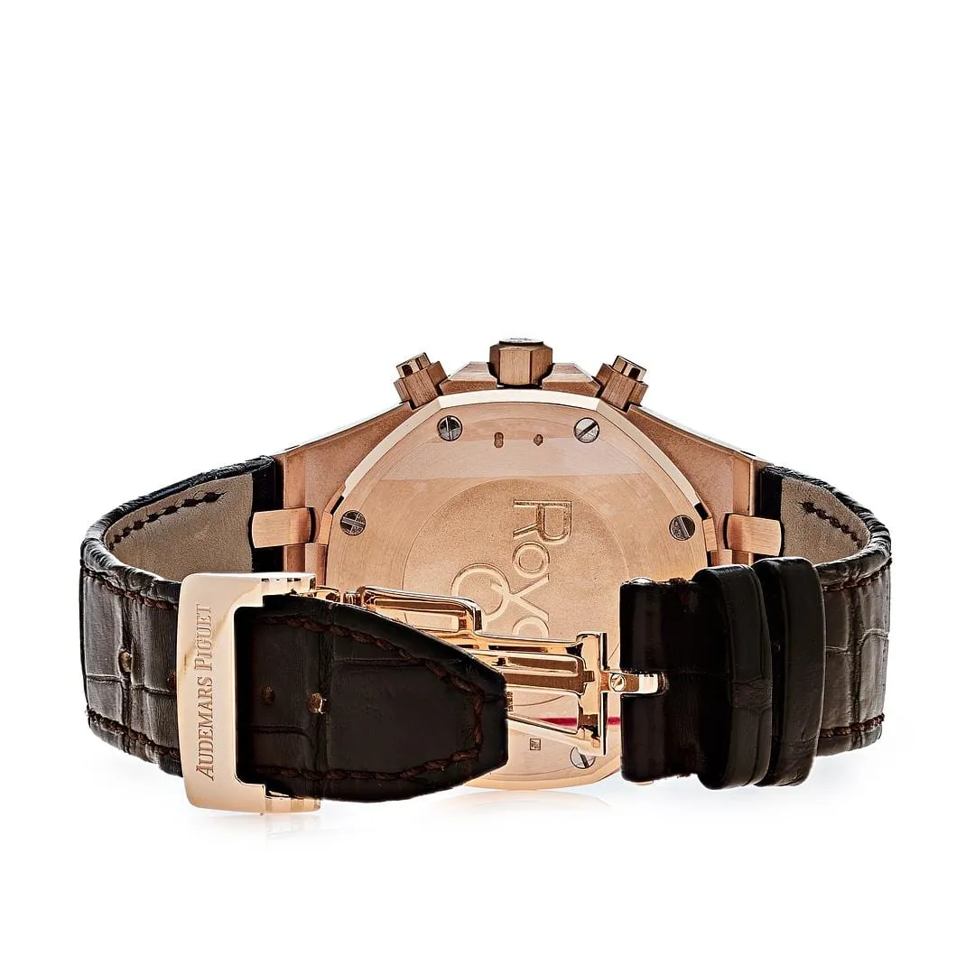 Audemars Piguet Royal Oak 26331OR.OO.D821CR.01 Selfwinding Chronograph Rose Gold Brown Dial (2020)