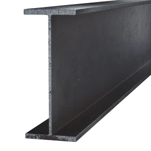 Black Steel Wide Flange Beam