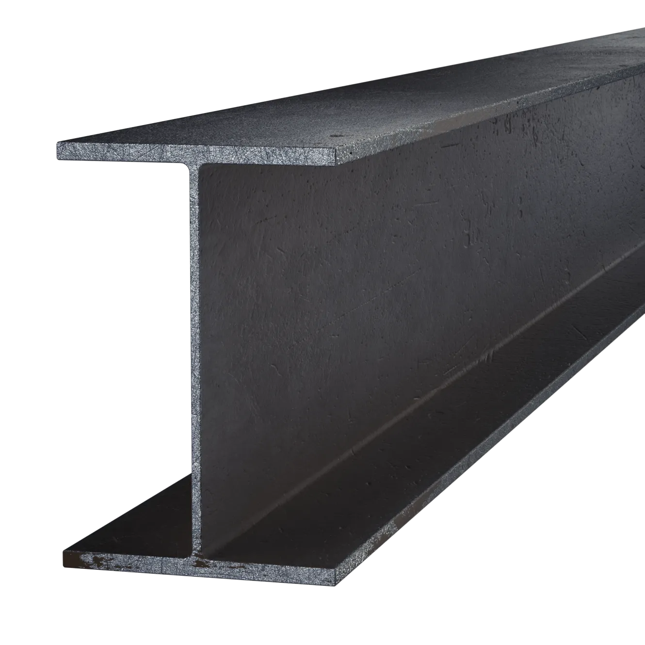 Black Steel Wide Flange Beam