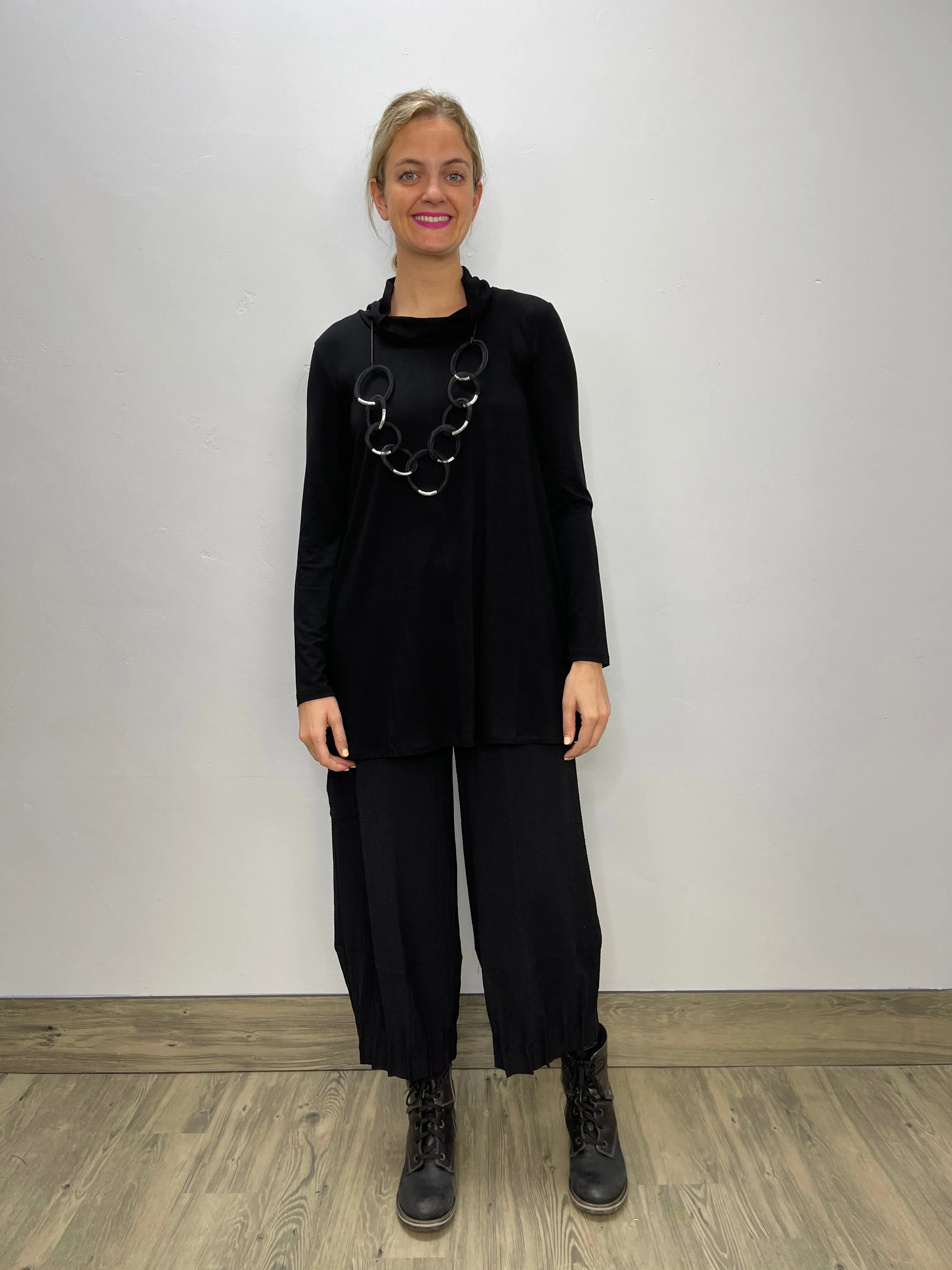 Black Tencel Janesse Tunic