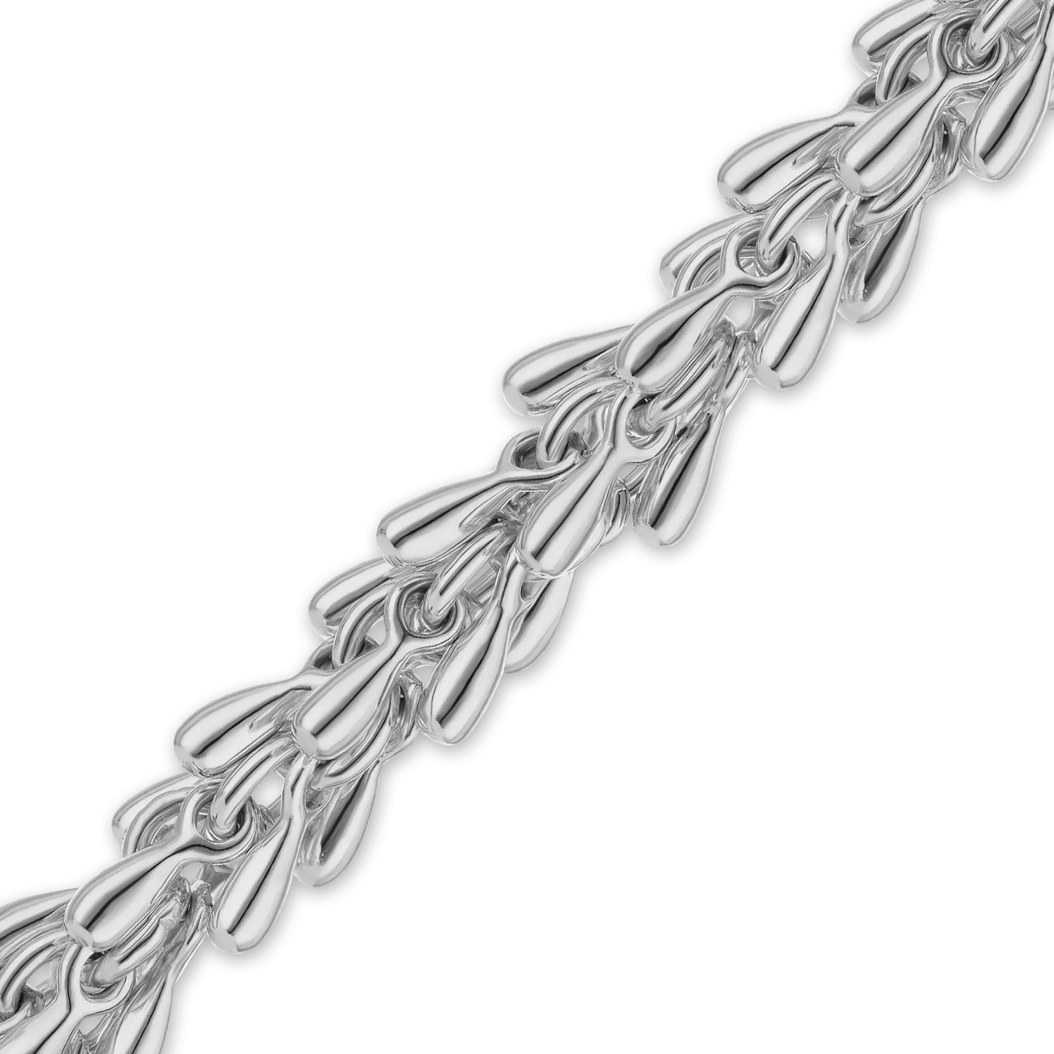 Bulk / Spooled Handmade Fancy Ring Ring Chain in Sterling Silver (4.90 mm)