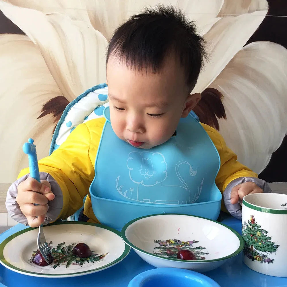 Christmas Tree Dinner Set for Children, Dinnerware Set, Food Tableware, Christmas Gift, Drop Shipping, 3 Pcs per Set