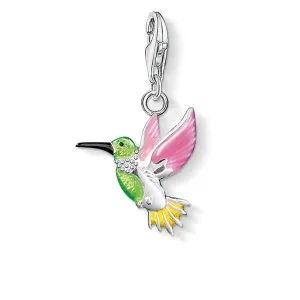 Colourful Hummingbird Charm Pendant