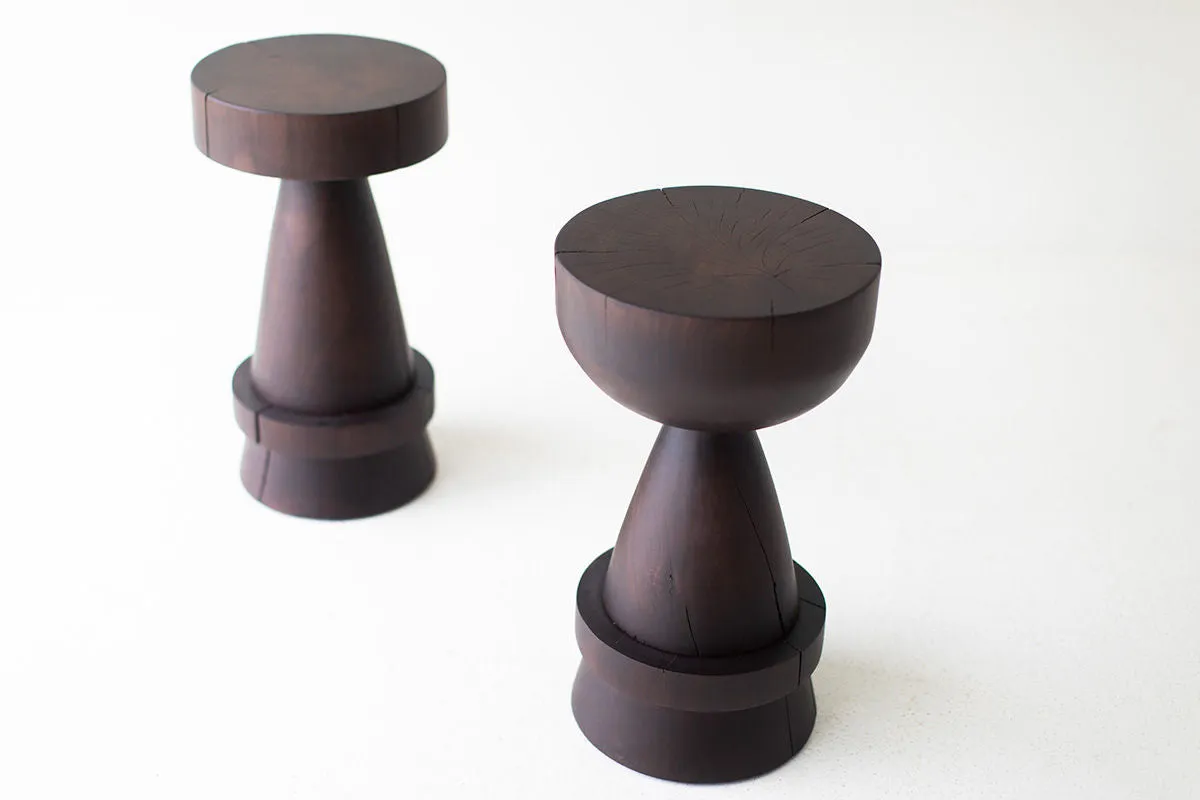 Counter Stool in Walnut - The Boca Uno - 1824