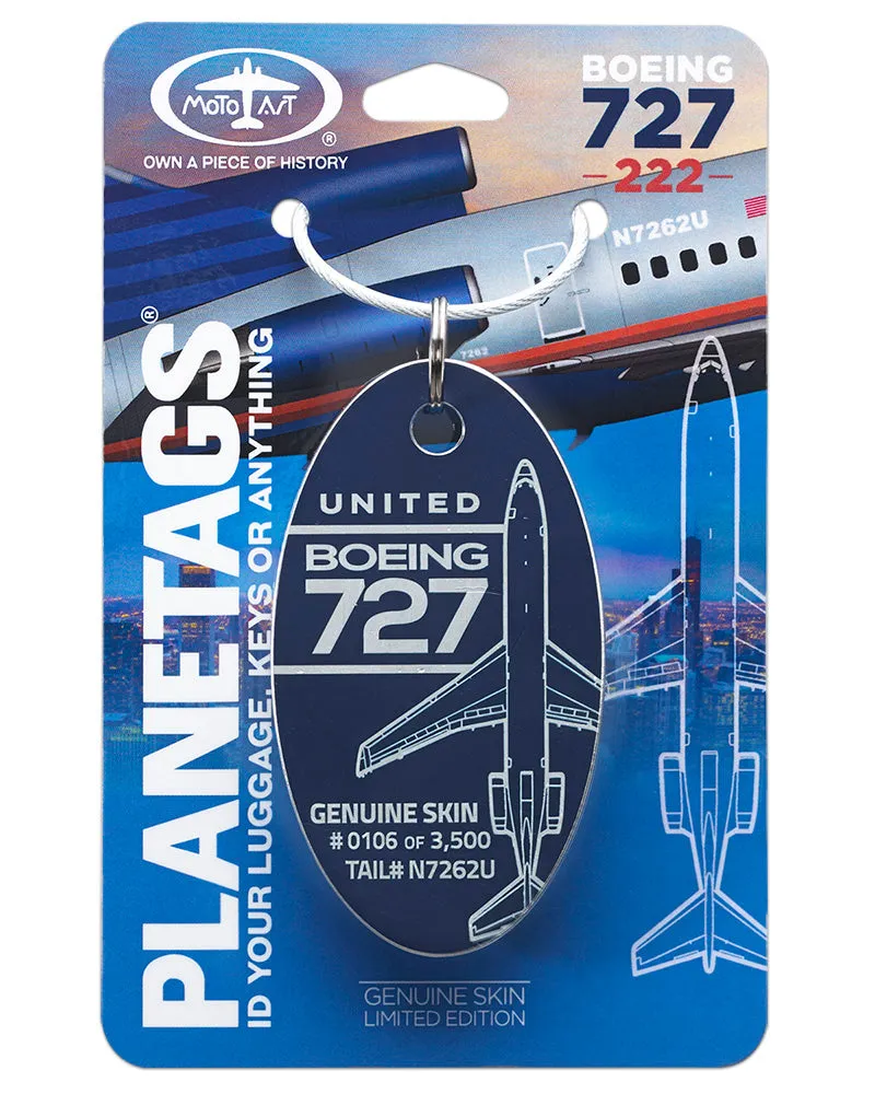 Custom Boeing 727-222 - PLANETAGS TAIL # N7262U