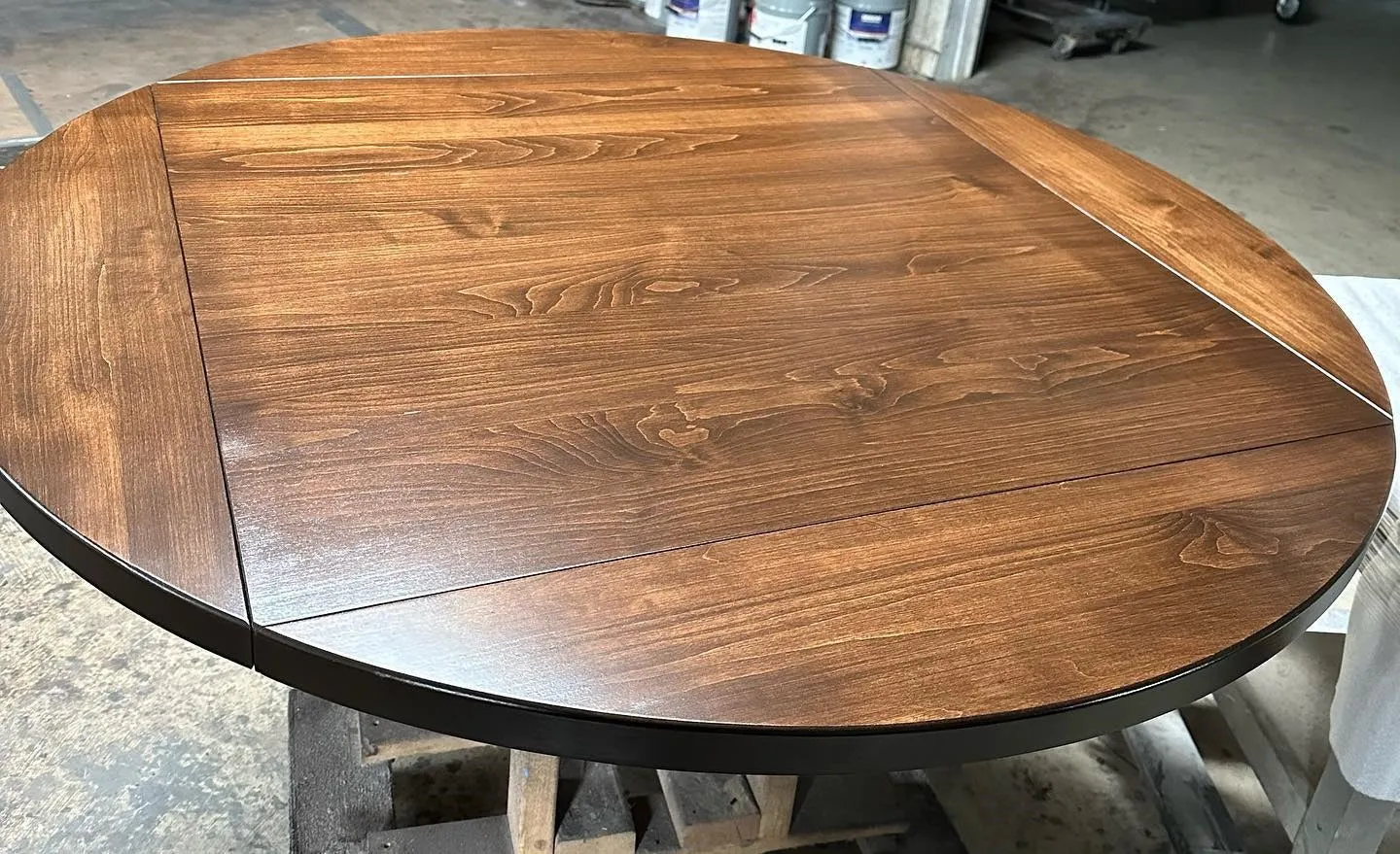 Drop Leaf Flip Top Rustic Saw Cut Oak Restaurant Table Tops Fully Custom