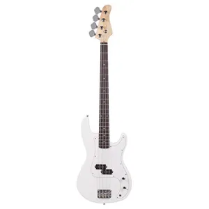 Exquisite Burning Fire Style Electric Bass Guitar White - Beginner Kits, Stylish Bass Guitar, Premium Quality & Affordable Musical Instrument