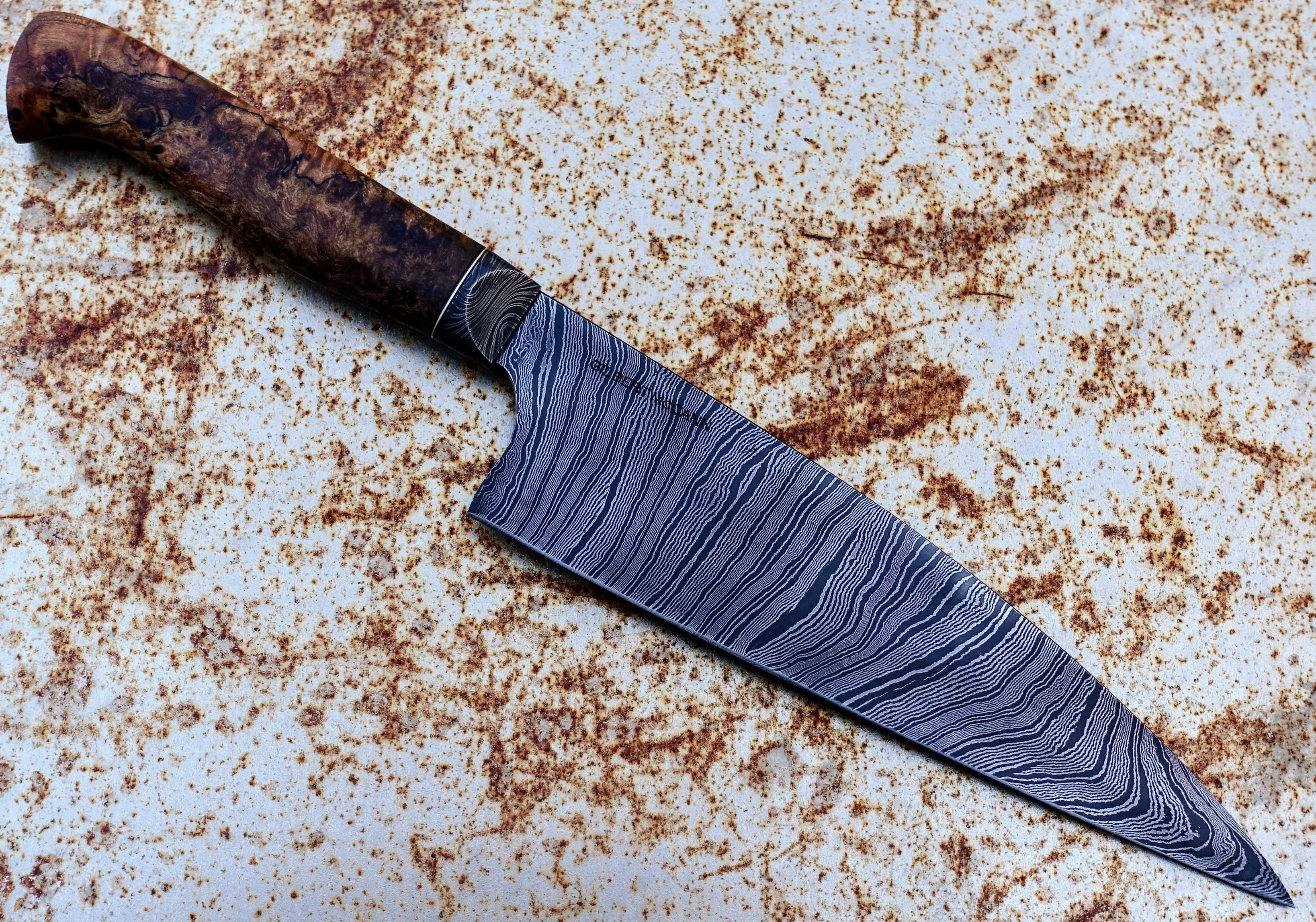 Gilbert McCann 210mm Mosiac Bolster Gyuto