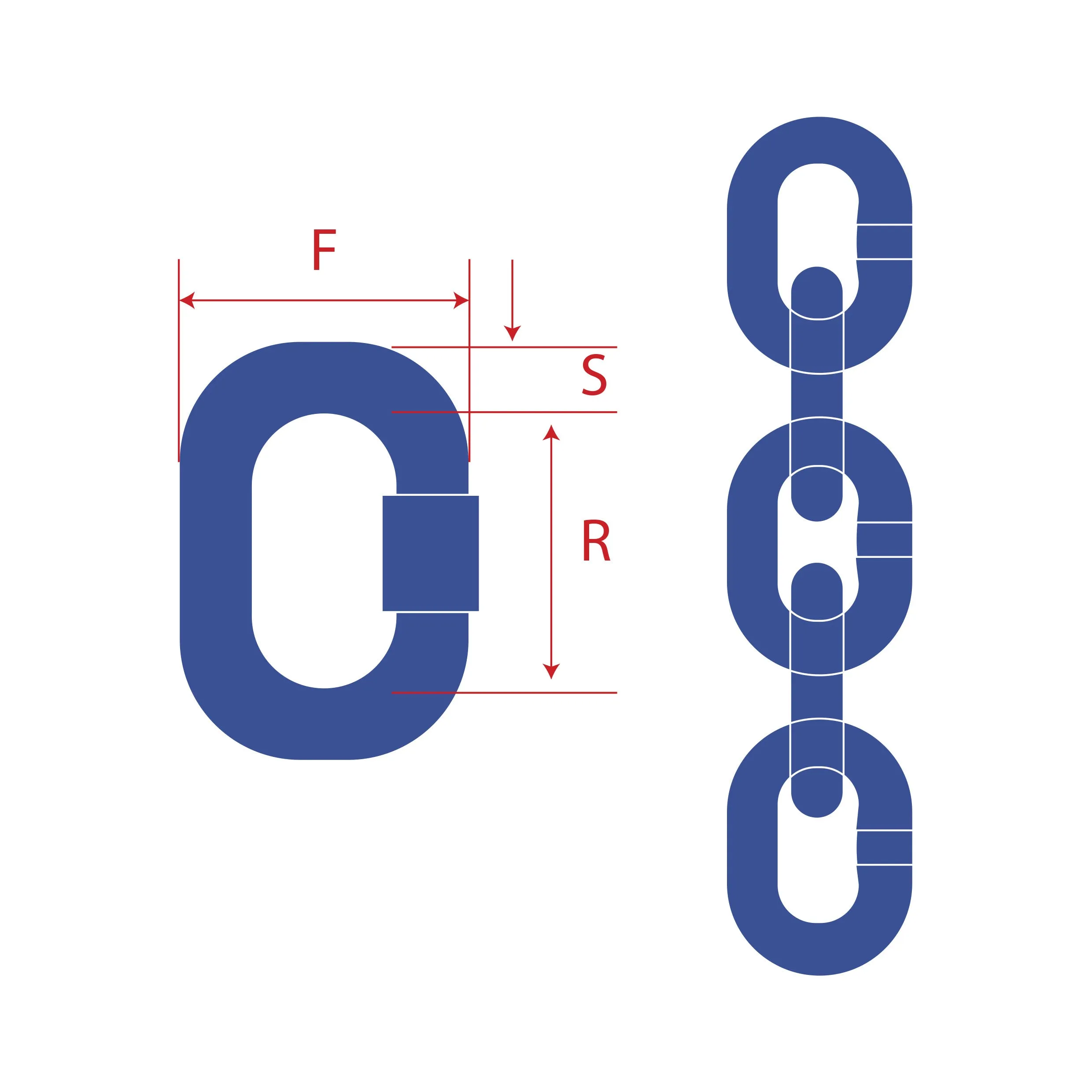 Grade 100 Chain Cut Length