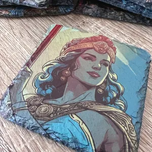 Greek Gods Slate Coasters - Hera