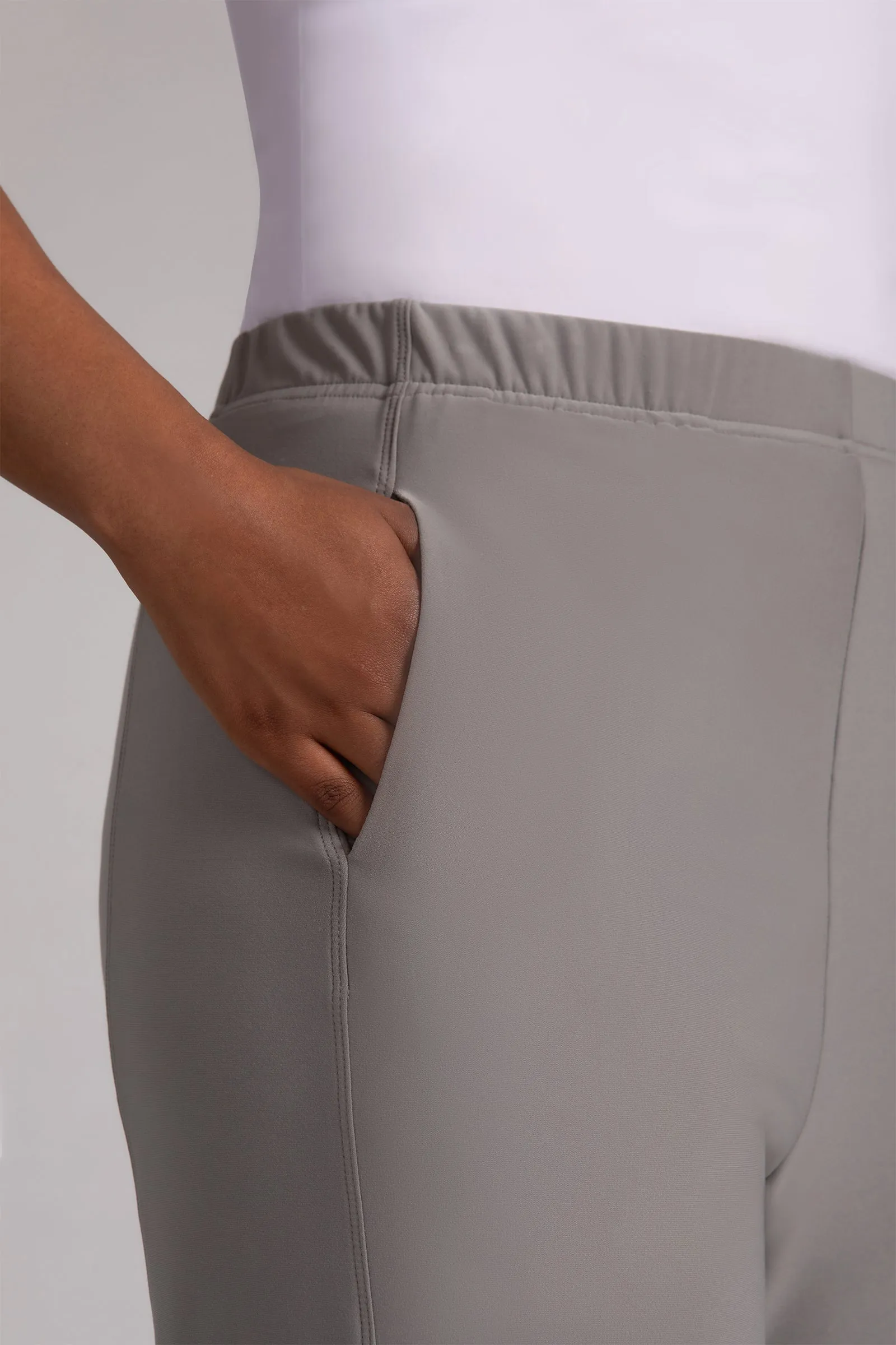 Half Cuff Jogger Pant | Taupe