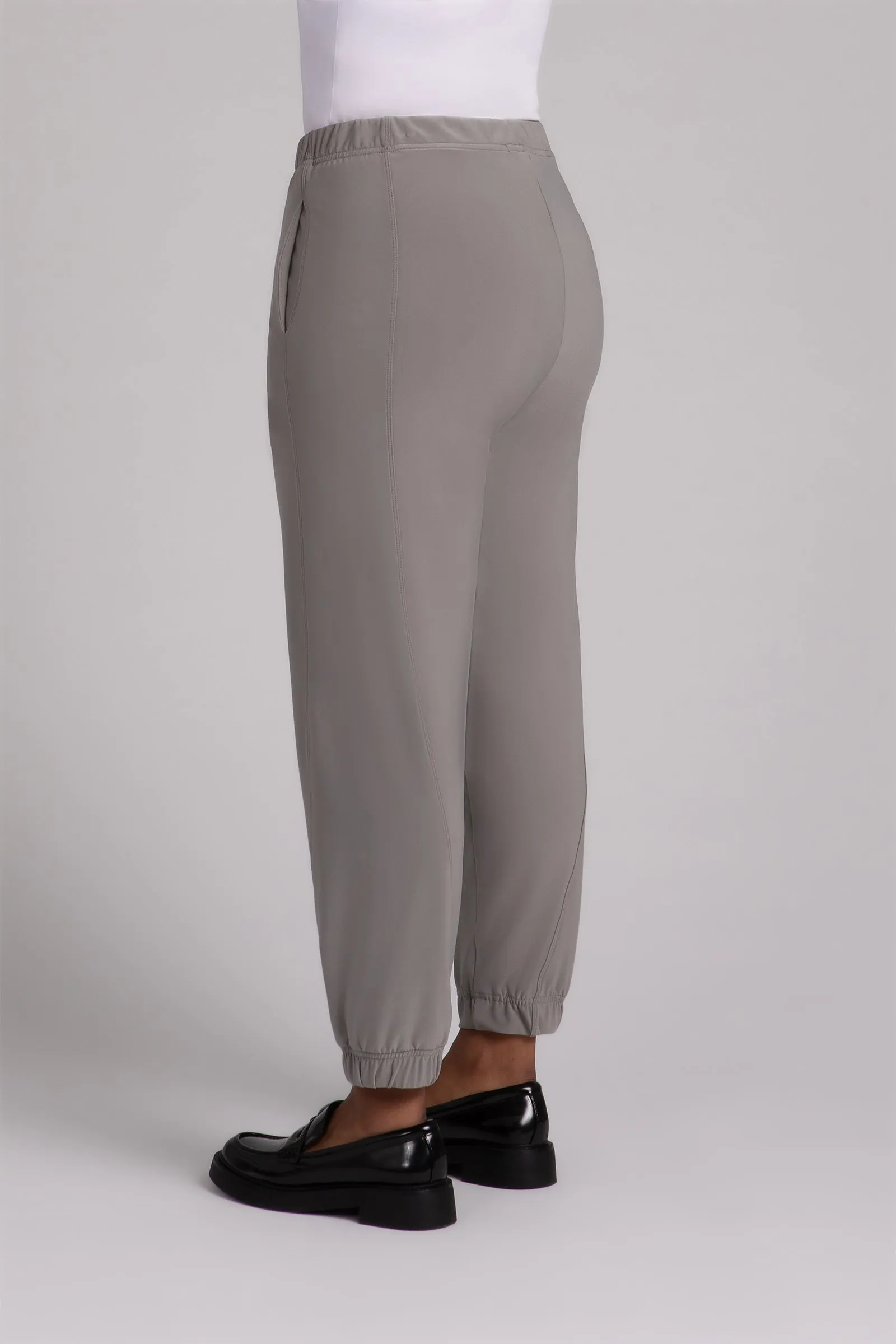 Half Cuff Jogger Pant | Taupe