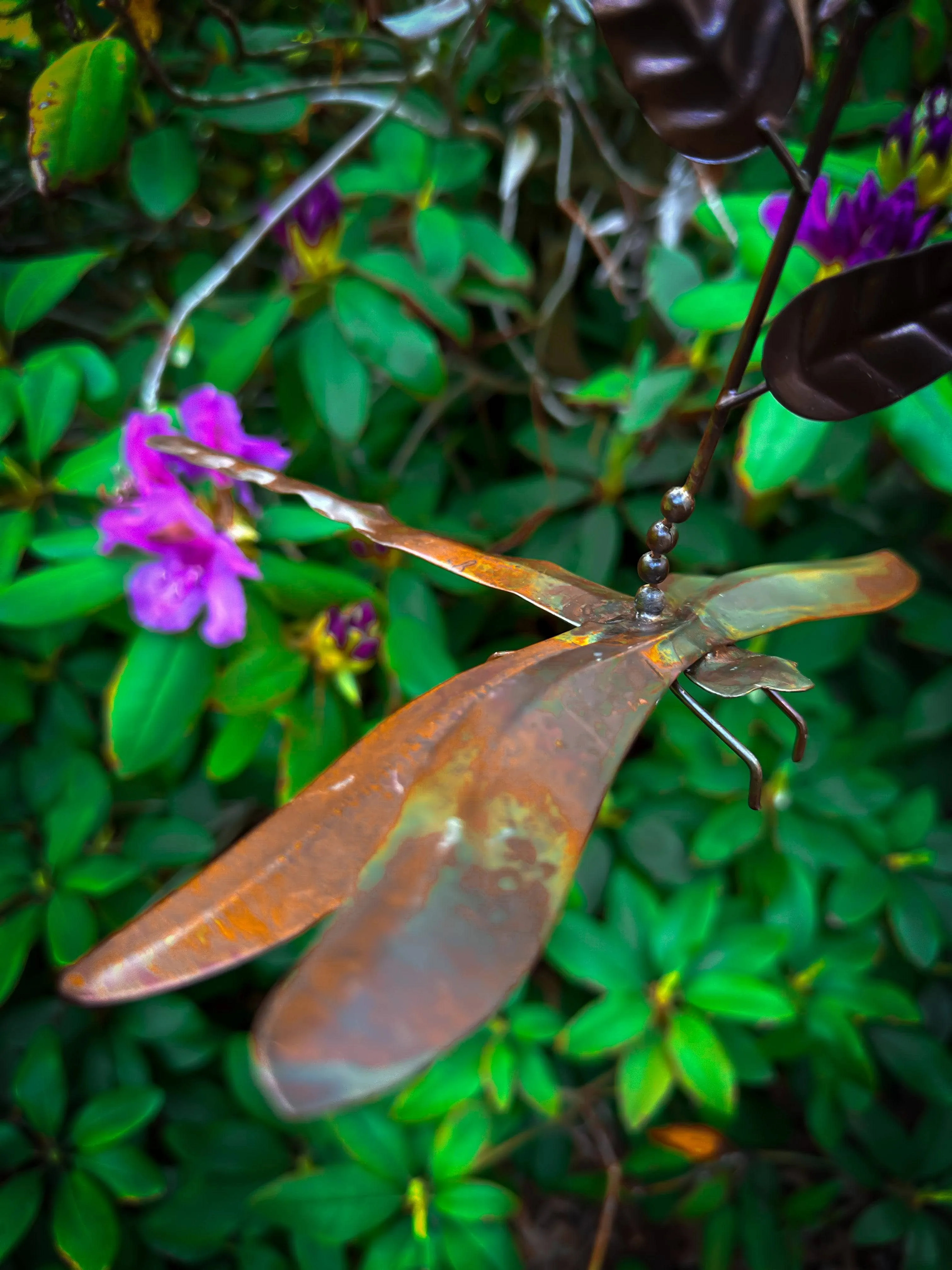 Hanging Dragonfly Branch Ornament