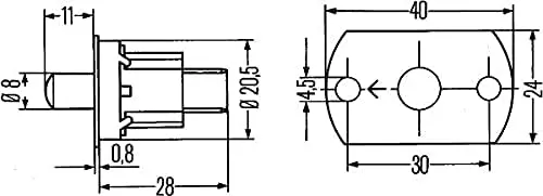 Heavy Duty Door Contact Switch - Hella