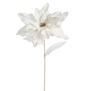 Ivory Poinsettia Stem