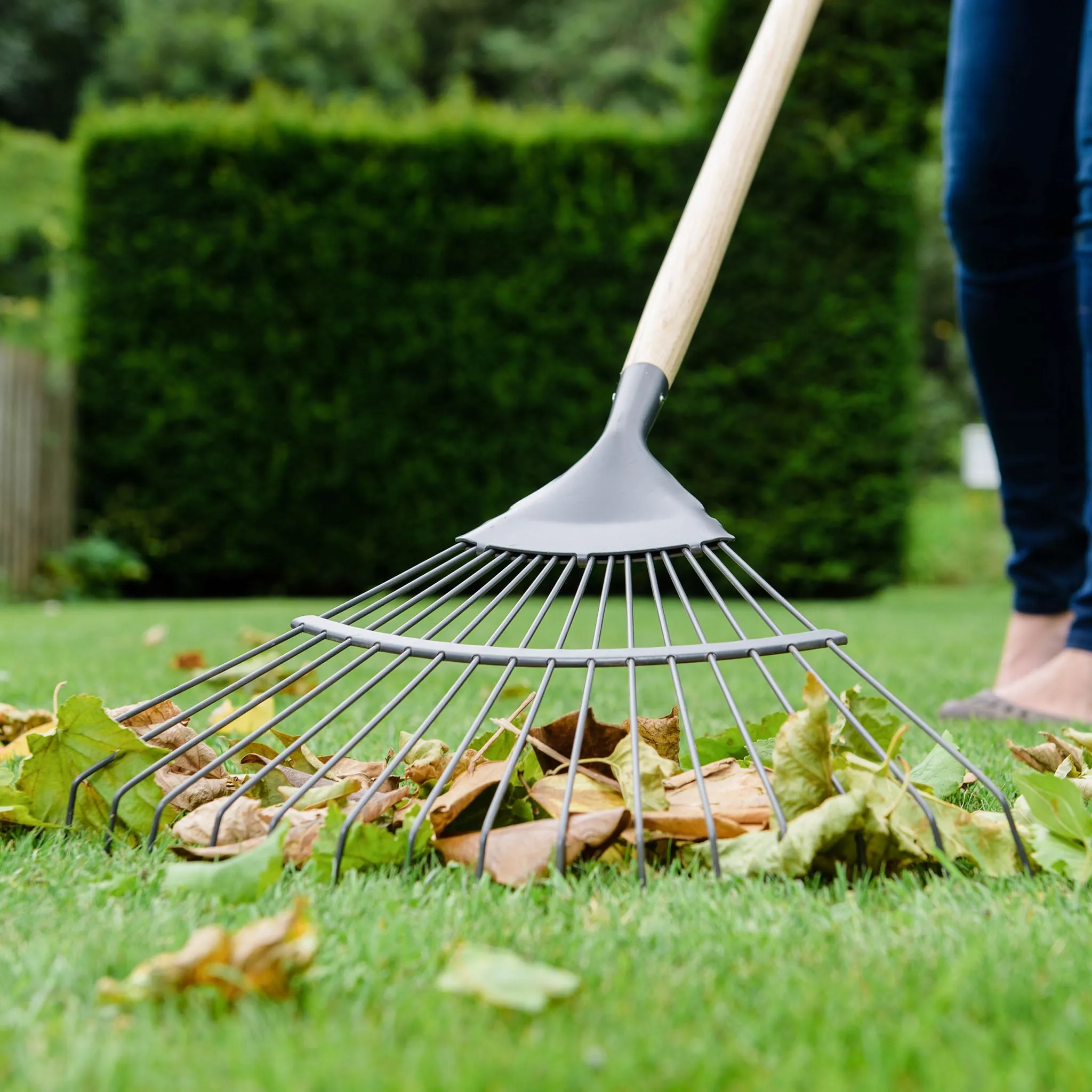 Kent & Stowe Carbon Steel Lawn & Leaf Rake