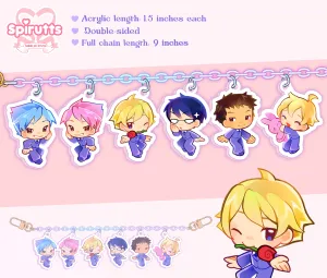 KEYCHAIN - Maybe You're My Love~! - Double-sided acrylic/Charm Chain