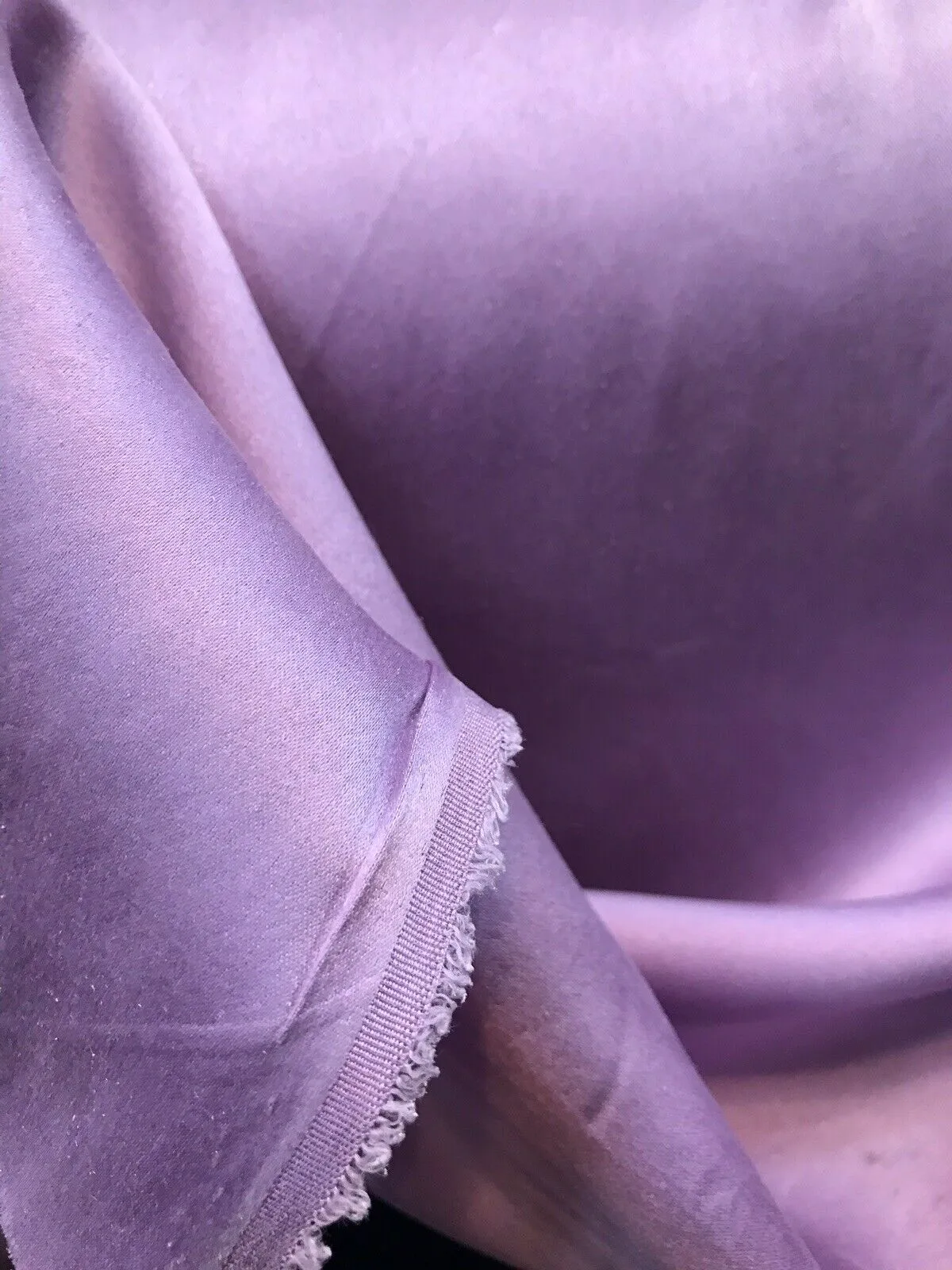 NEW Lavender Lilac Silk Stretch (Sueded) Sandwashed Charmeuse Fabric Sold by yard