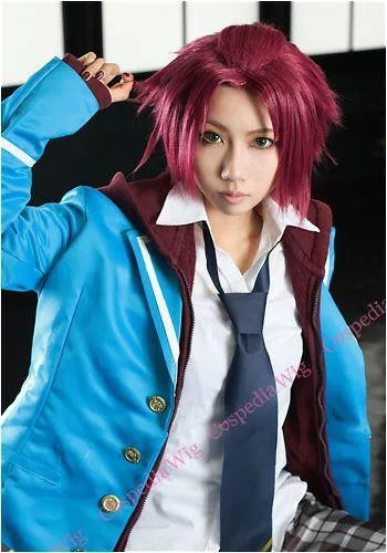 "Ensemble Stars!" Mao Isara style cosplay wig