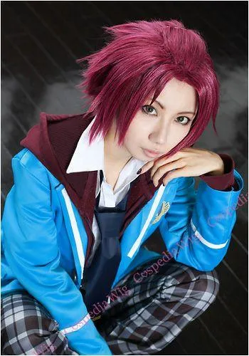 "Ensemble Stars!" Mao Isara style cosplay wig