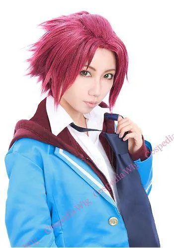 "Ensemble Stars!" Mao Isara style cosplay wig