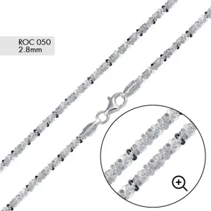 Roc 050 Sterling Silver Bracelet 2.8mm