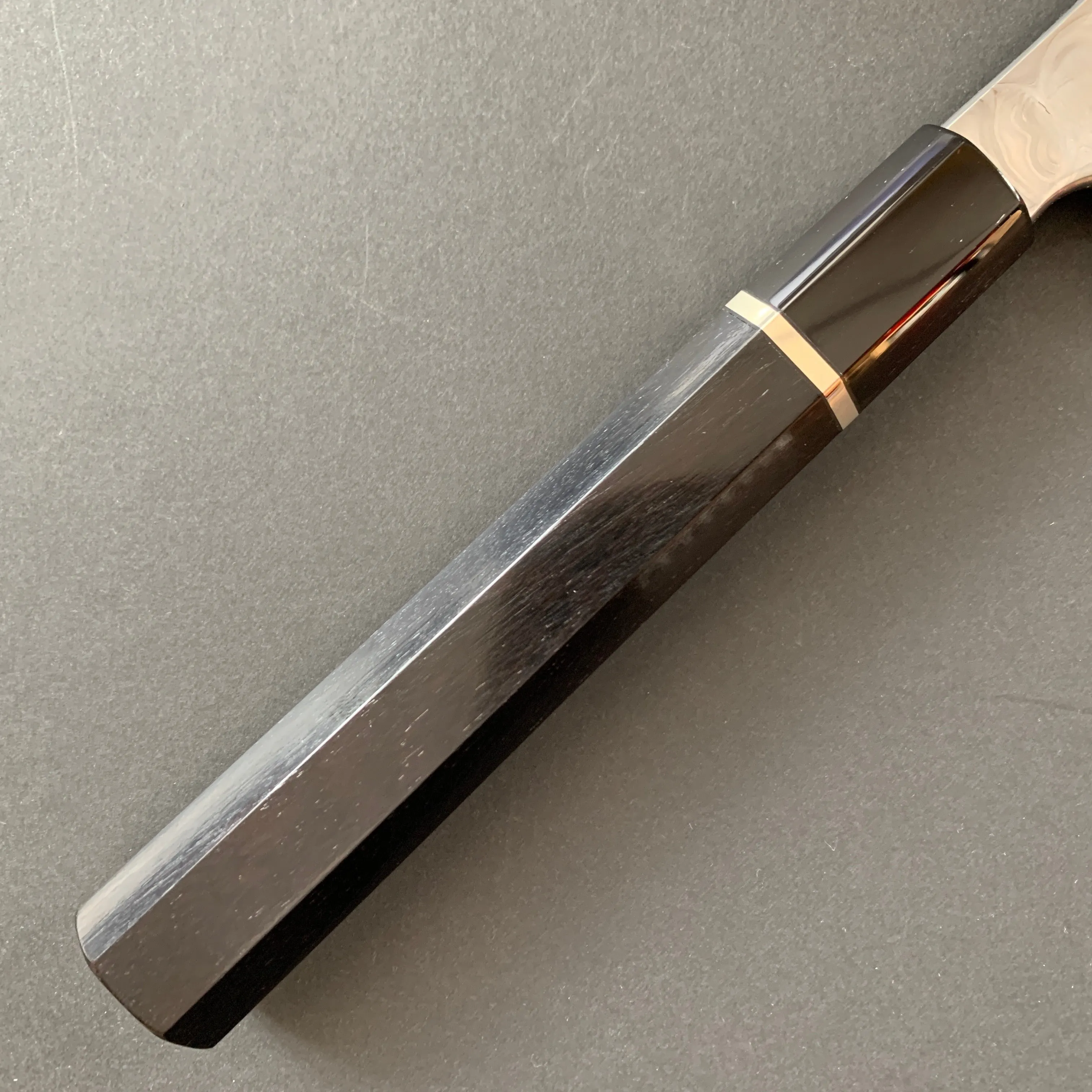 Sakimaru Yanagiba knife, Aogami 2 Carbon Steel, Damascus finish - Nigara