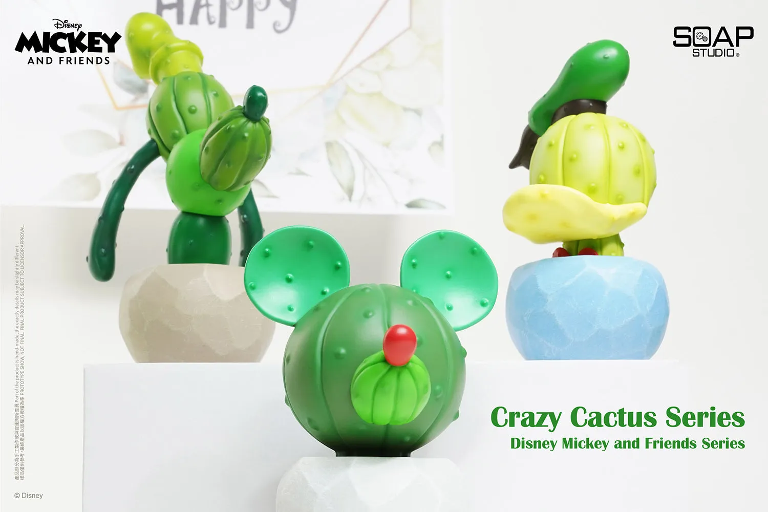 Soap Studio DY051 Disney Goofy Series - Crazy Cactus Figure