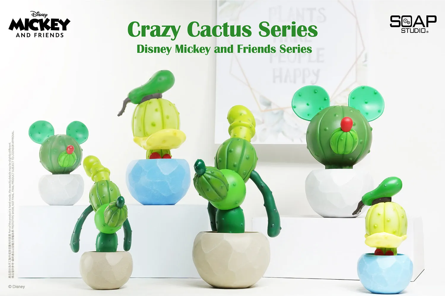 Soap Studio DY051 Disney Goofy Series - Crazy Cactus Figure