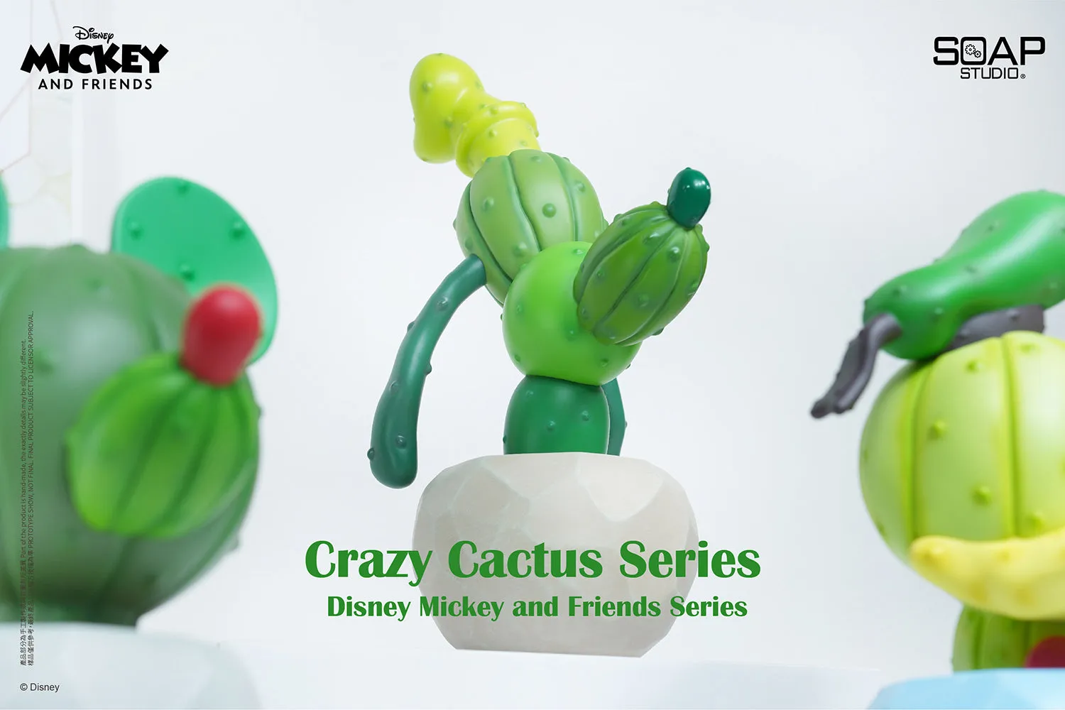 Soap Studio DY051 Disney Goofy Series - Crazy Cactus Figure