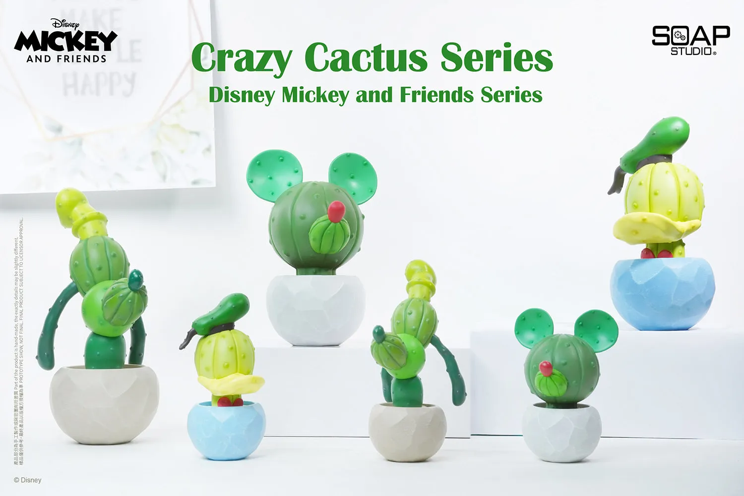 Soap Studio DY051 Disney Goofy Series - Crazy Cactus Figure