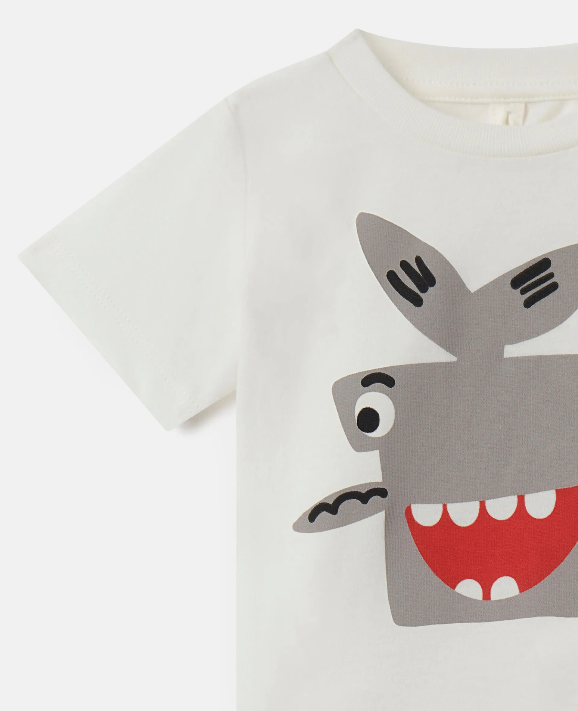 Stella McCartney baby Boy SS Tee with Hammer Shark Print