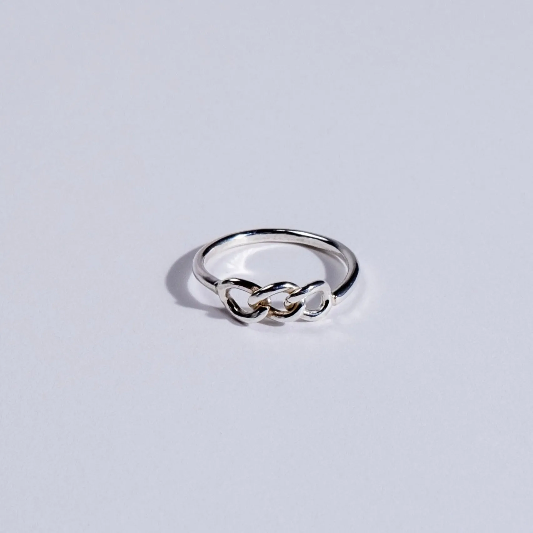 Sterling Silver Chain Link Stacking Ring