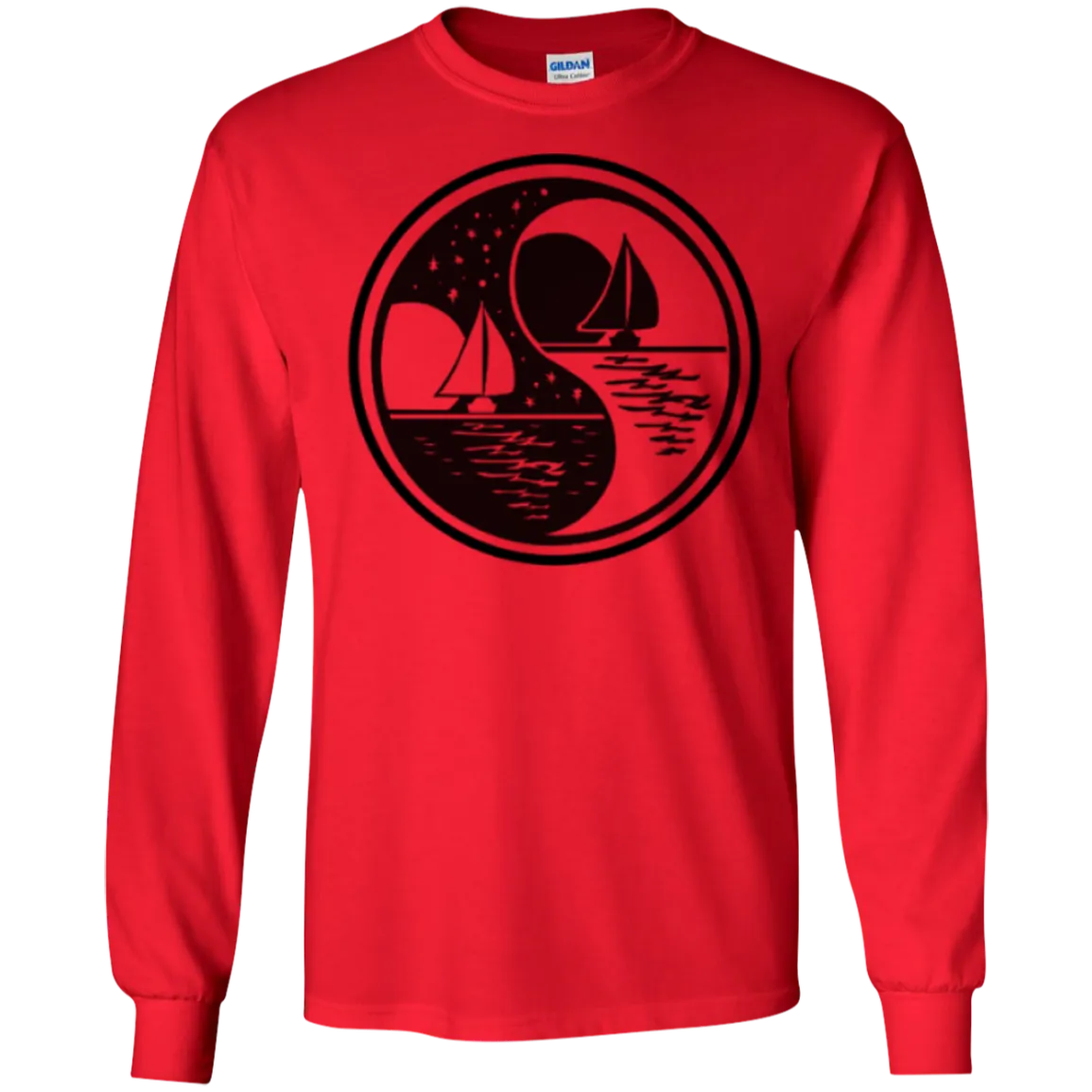 Yin Yang LS Ultra Cotton Tshirt