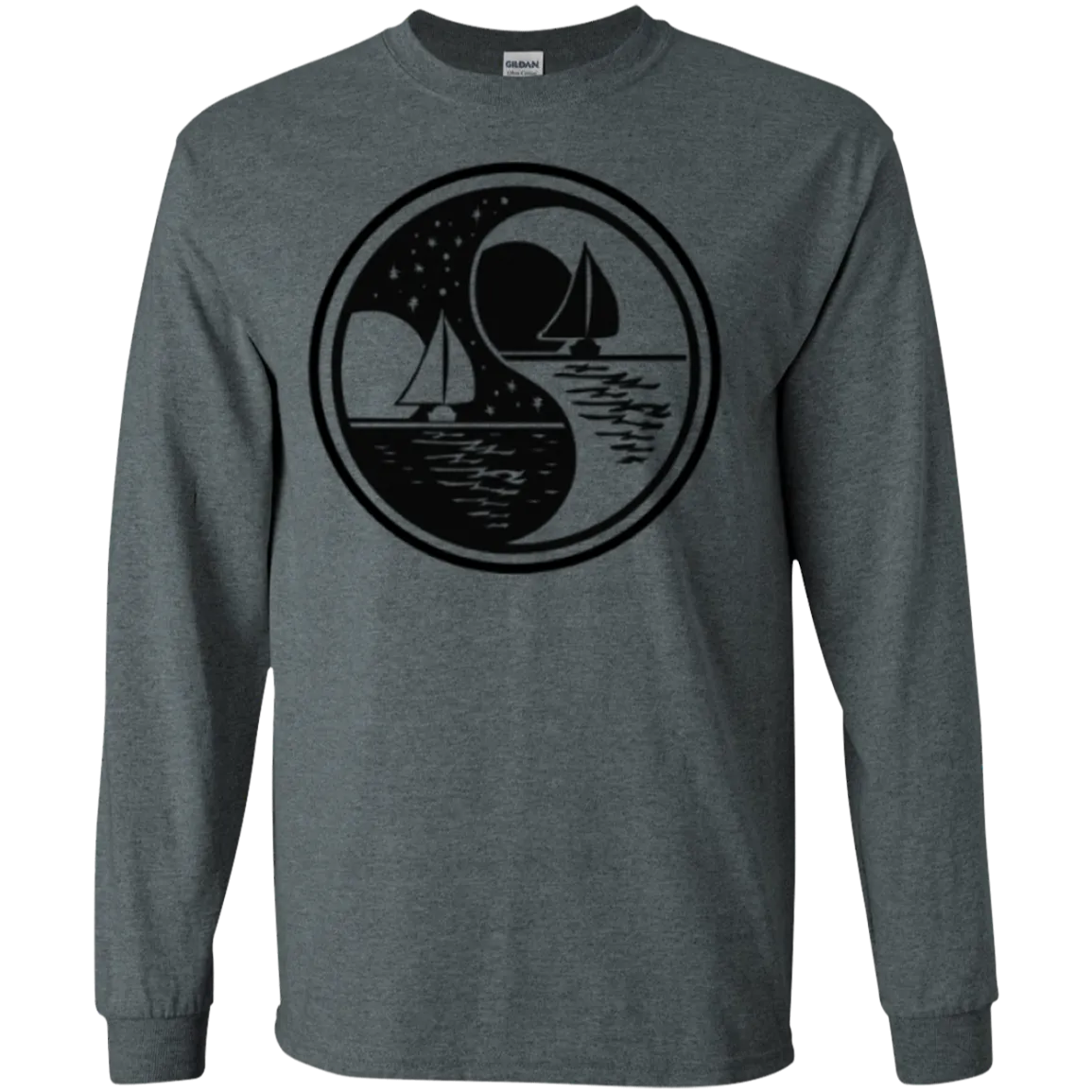 Yin Yang LS Ultra Cotton Tshirt