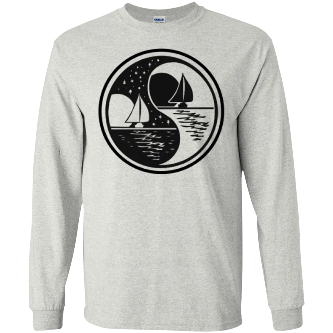 Yin Yang LS Ultra Cotton Tshirt