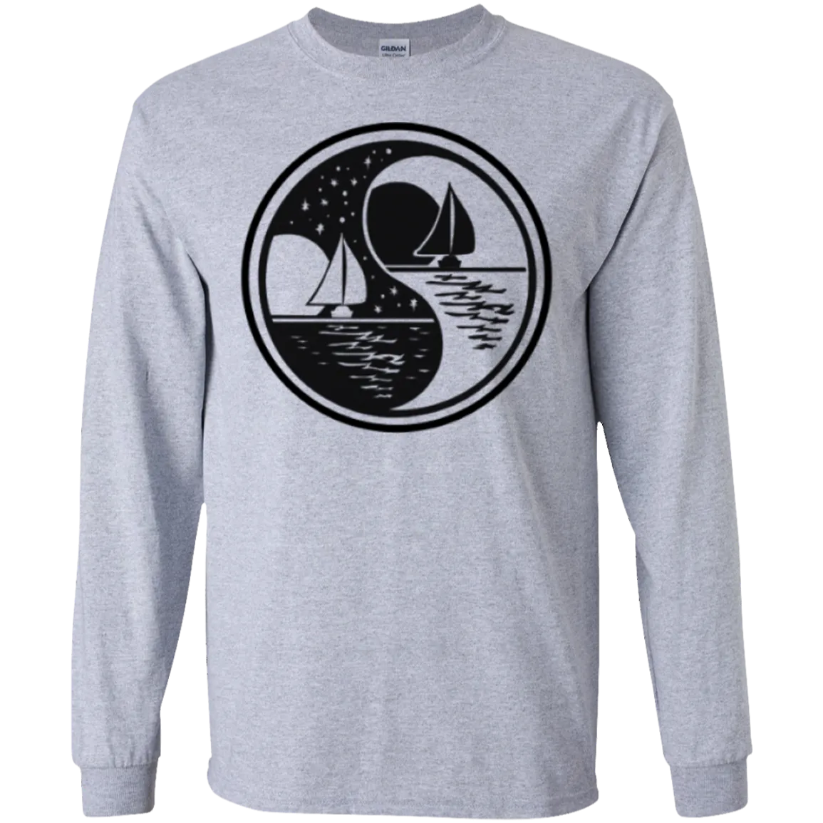 Yin Yang LS Ultra Cotton Tshirt